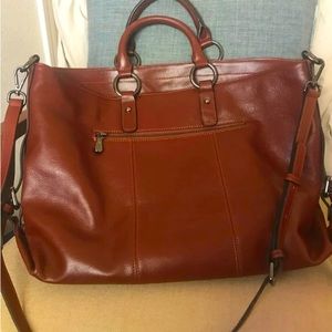 Leather Briefcase Handbag